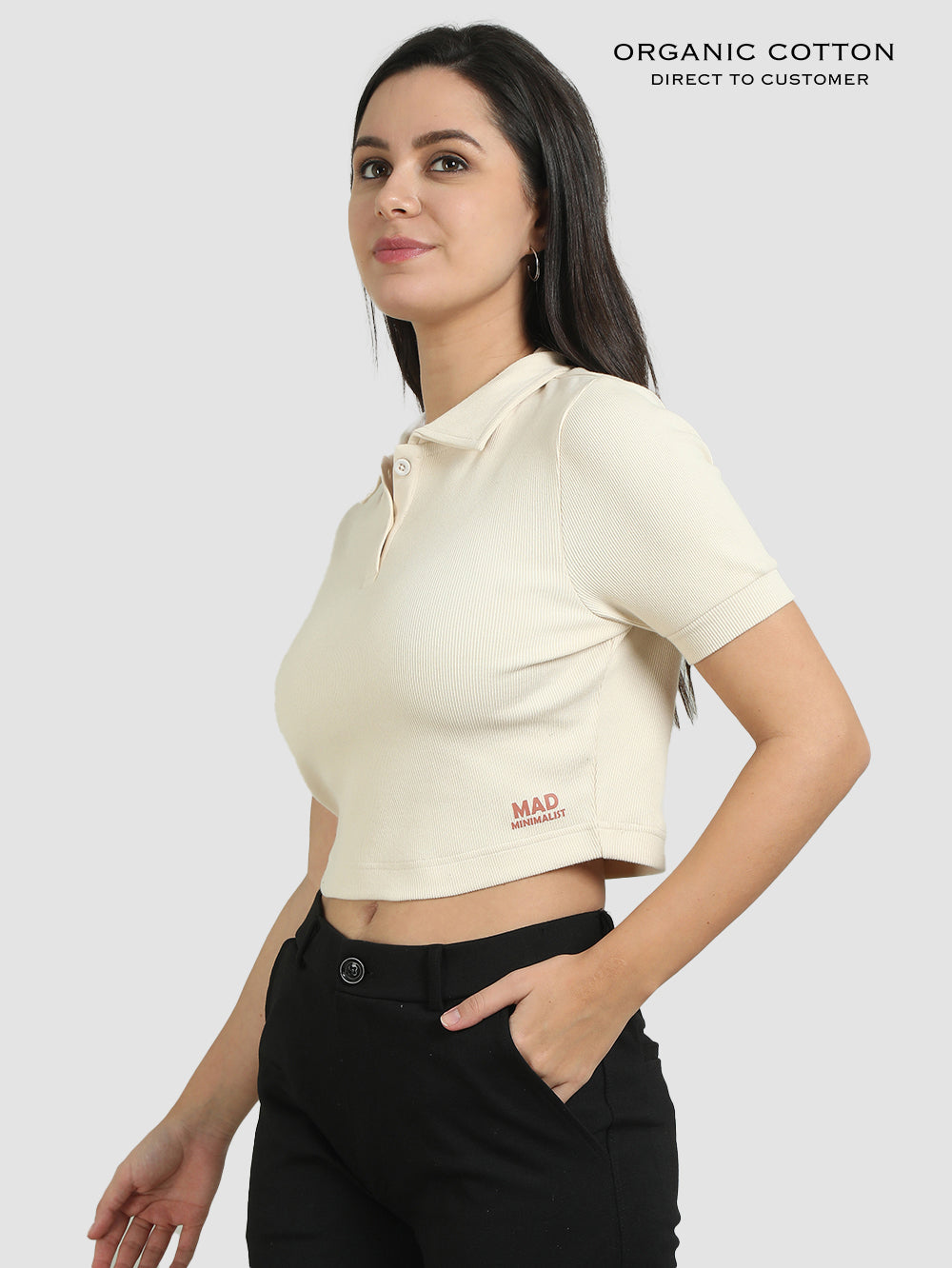 Organic Cotton Women's Crop Tee