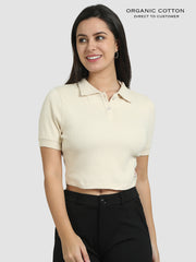 Organic Cotton Women's Crop Tee