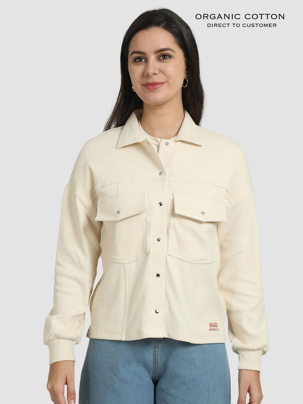 Organic Cotton Womens Over-Shirt