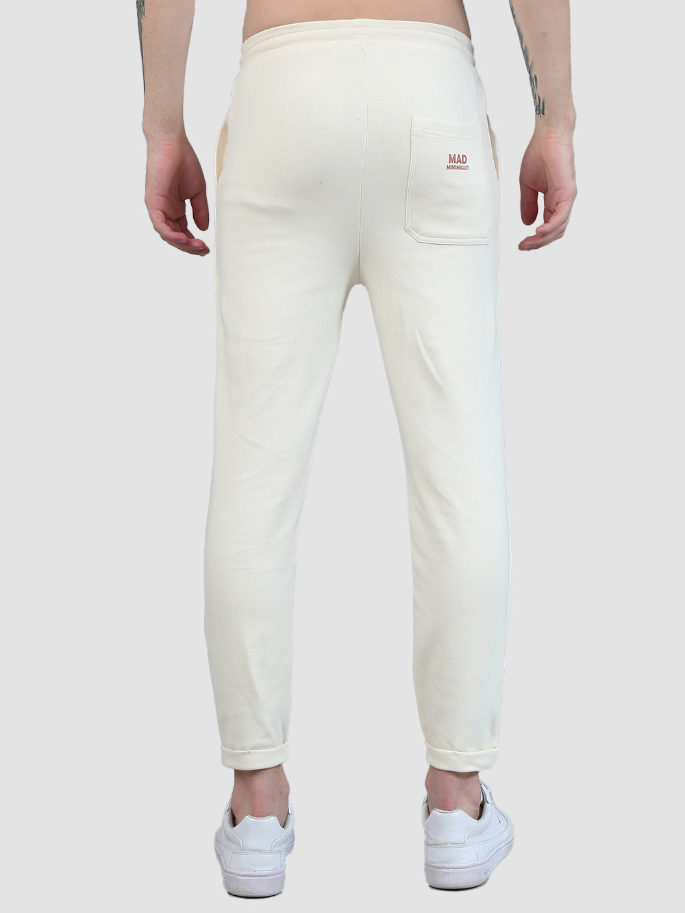 Organic cotton mens semi formal pant with pockets