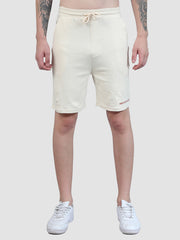 Organic cotton mens ribbed shorts with pockets