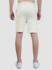 Organic cotton mens ribbed shorts with pockets