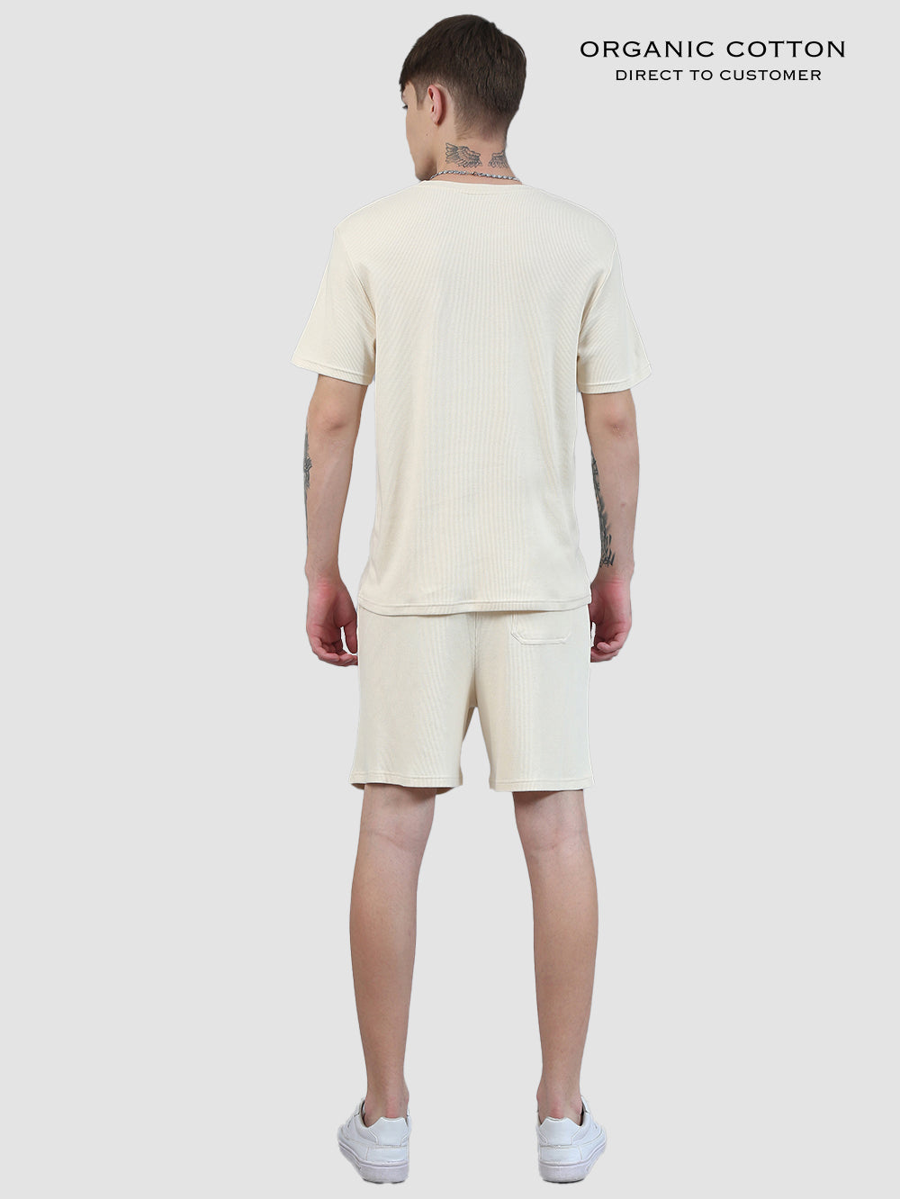 Organic Cotton Mens Ribbed Co-Ord Set