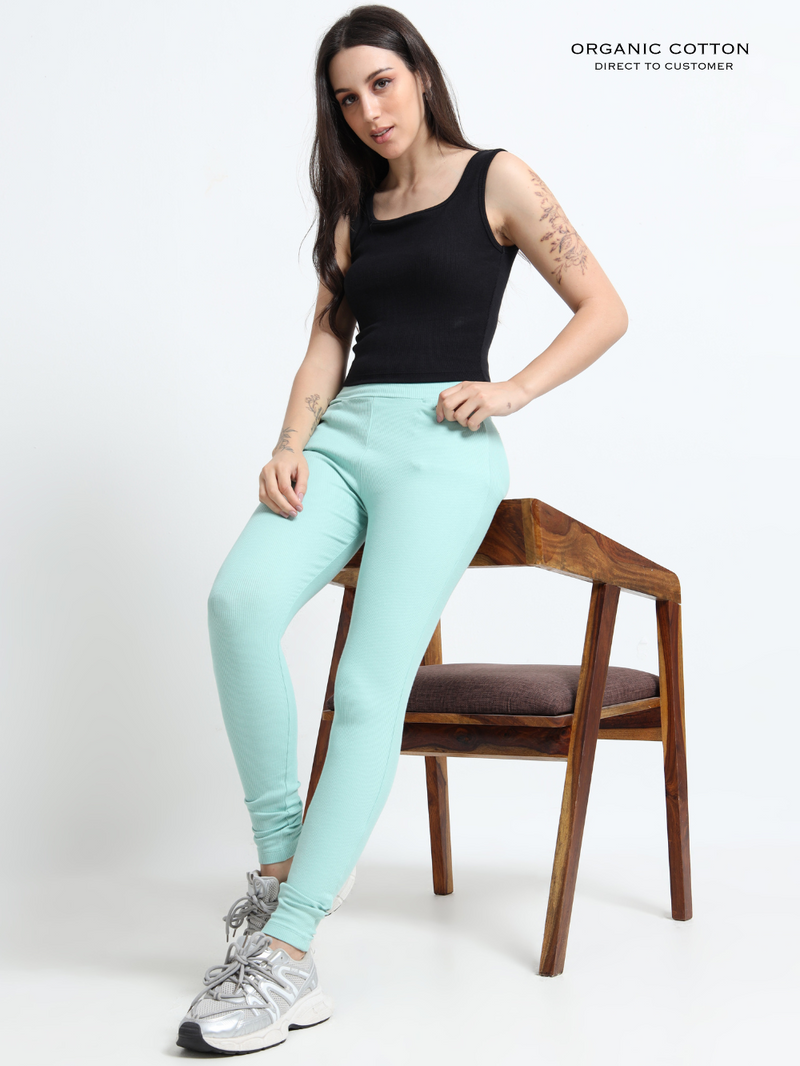 BLACK ORGANIC COTTON RIB SLEEVELESS SQUARE NECK FITTED CROP TOP