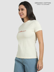 Organic Cotton Womens Crop Tee