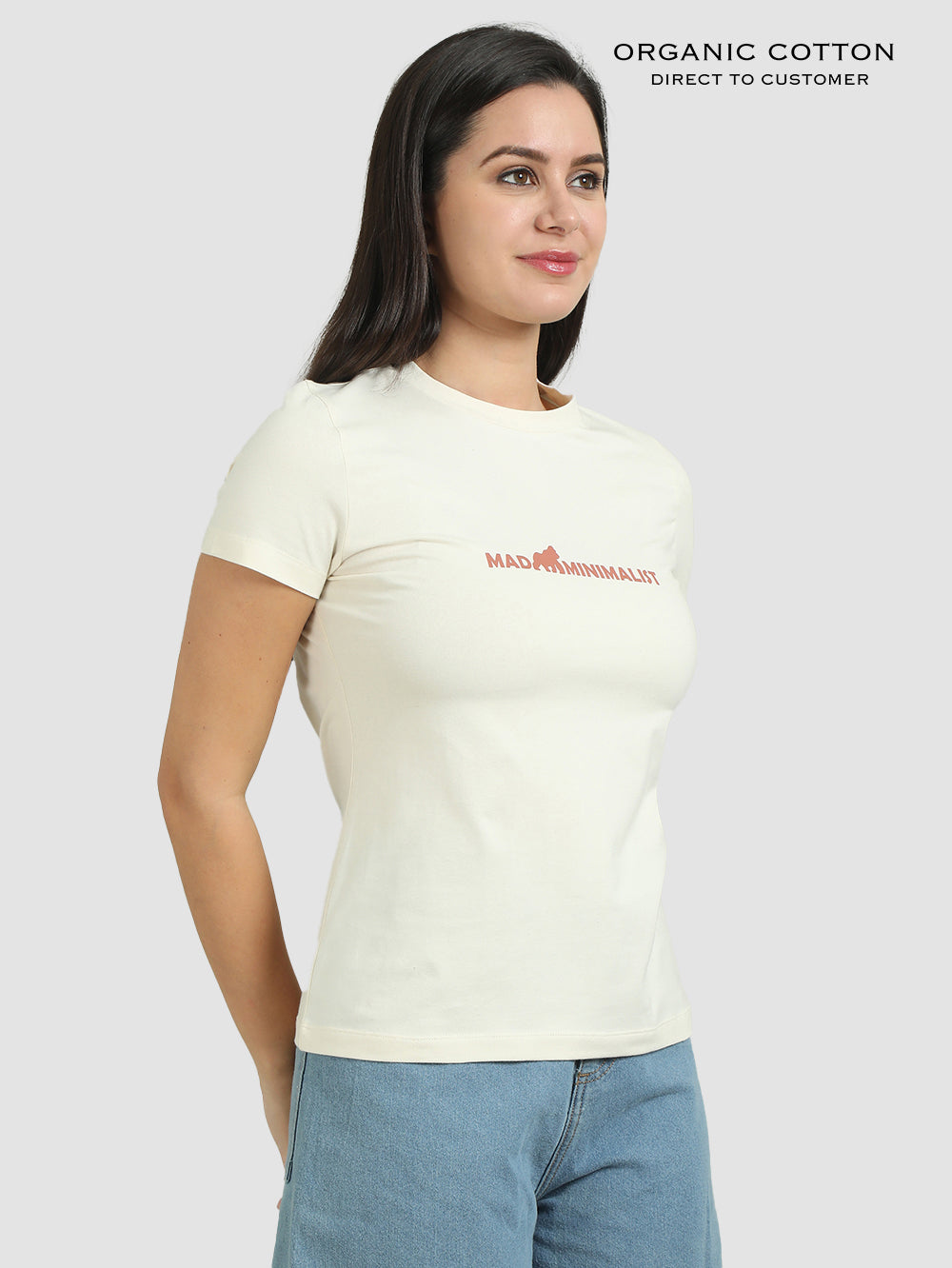 Organic Cotton Womens Crop Tee