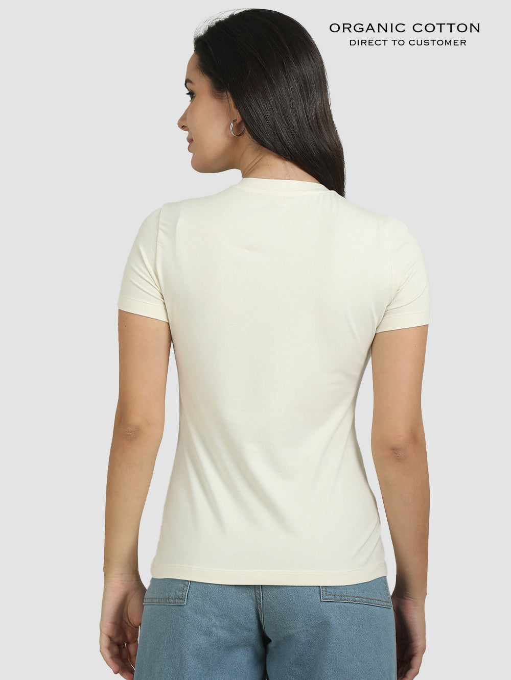 Organic Cotton Womens Crop Tee