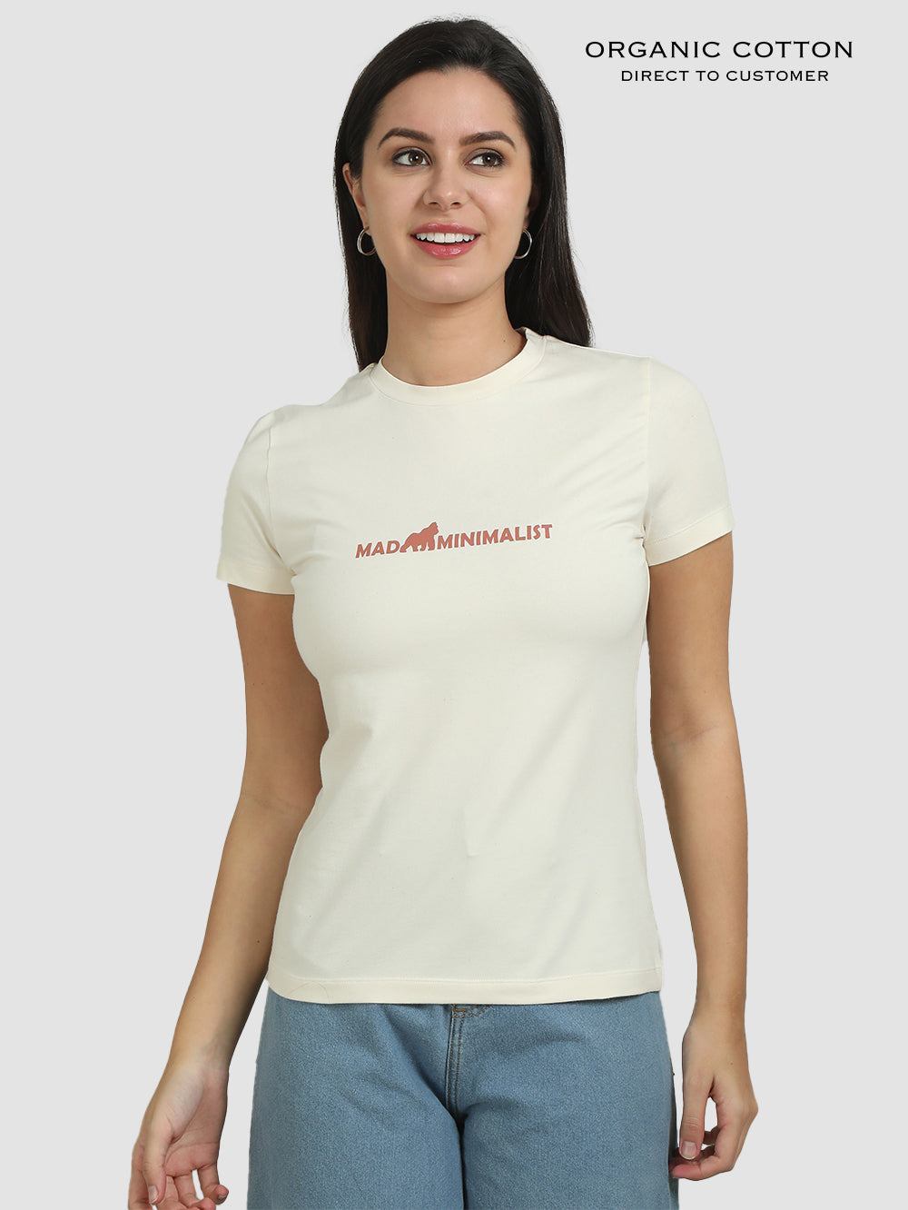 Organic Cotton Womens Crop Tee