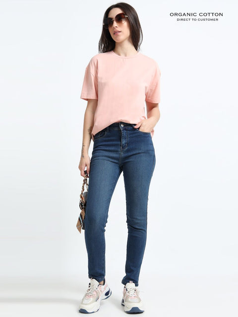 Evening Sand Organic Cotton Over Sized Tee