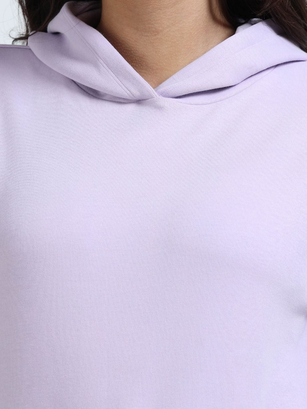 Light Purple A & A Womens Casual Hoodie in Organic Cotton