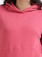 Magenta A & A Womens Casual Hoodie in Organic Cotton