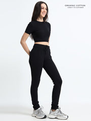 Black Organic Cotton Co-Ord Set