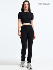 Black Organic Cotton Co-Ord Set