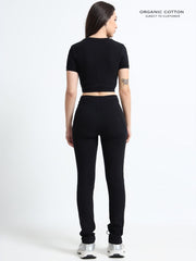 Black Organic Cotton Co-Ord Set