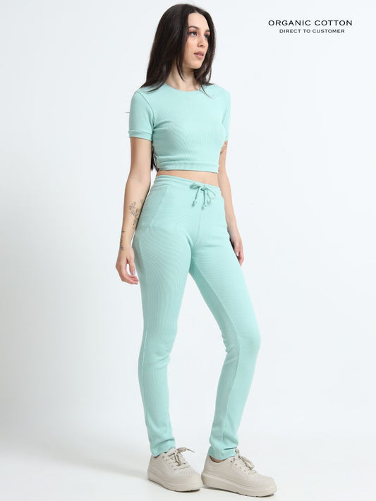 Cameo Green Organic Cotton Co-Ord Set