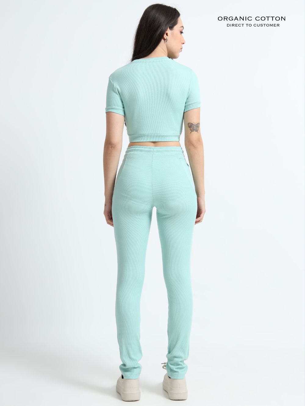 Womens Organic Cotton Co-Ord Set - 2 Pcs Pack