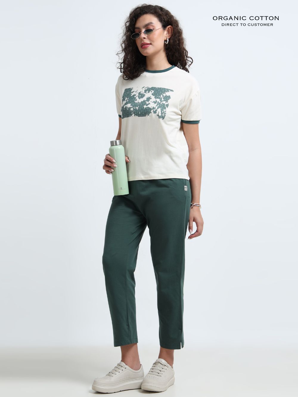 Green Organic Cotton Womens Basic Pant
