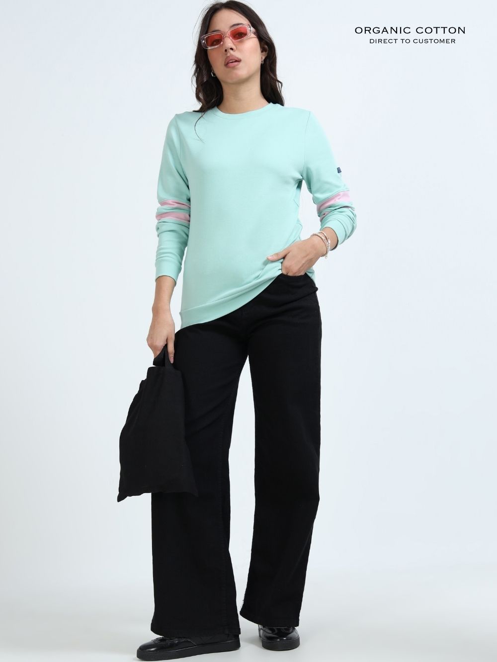 Aqua A & A Organic Cotton Casual Pullover for Women
