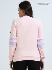 Light Pink A & A Organic Cotton Casual Pullover for Women