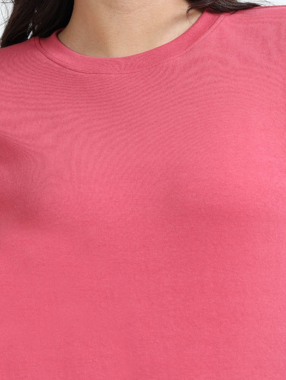 Magenta A & A Organic Cotton Casual Pullover for Women