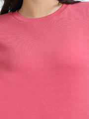 Magenta A & A Organic Cotton Casual Pullover for Women