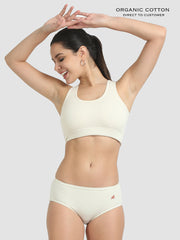 Organic Cotton Womens Co-Ord Set Hioster Panty