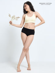 Baby Yellow Organic Cotton Women's Beginners Comfort Bra
