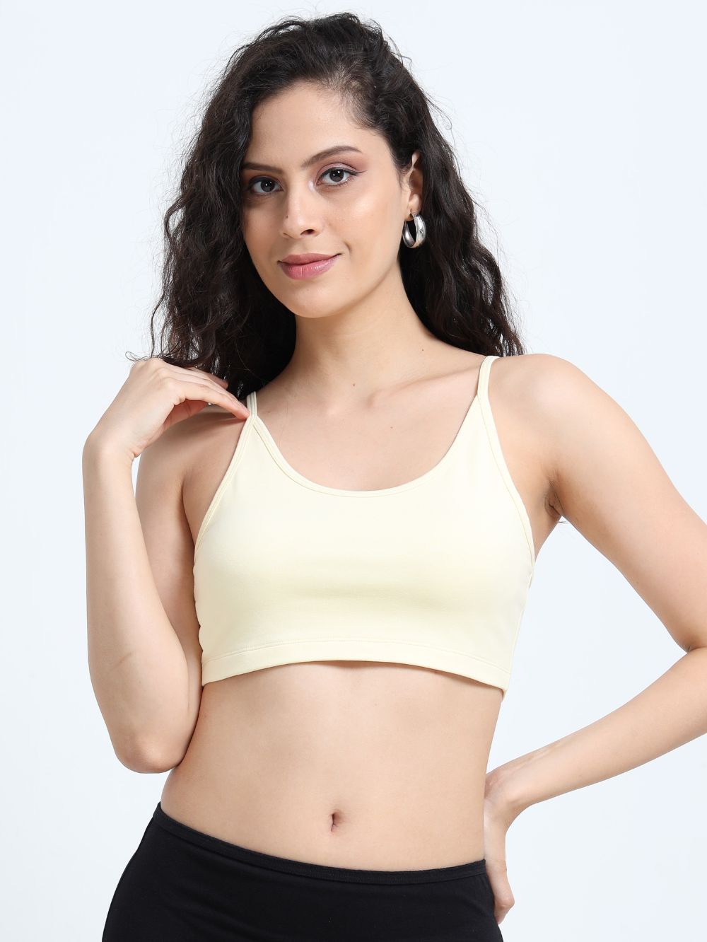 Baby Yellow Organic Cotton Women's Beginners Comfort Bra