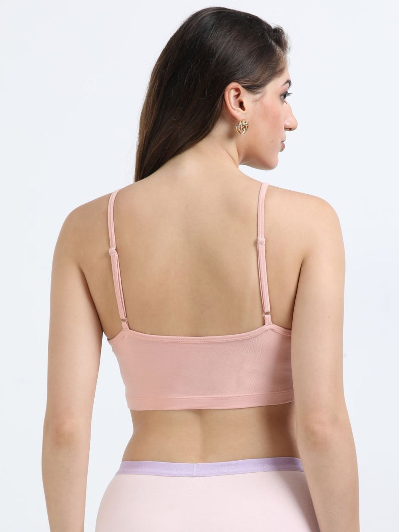 Fragrant Lilac Organic Cotton Women's Beginners Comfort Bra