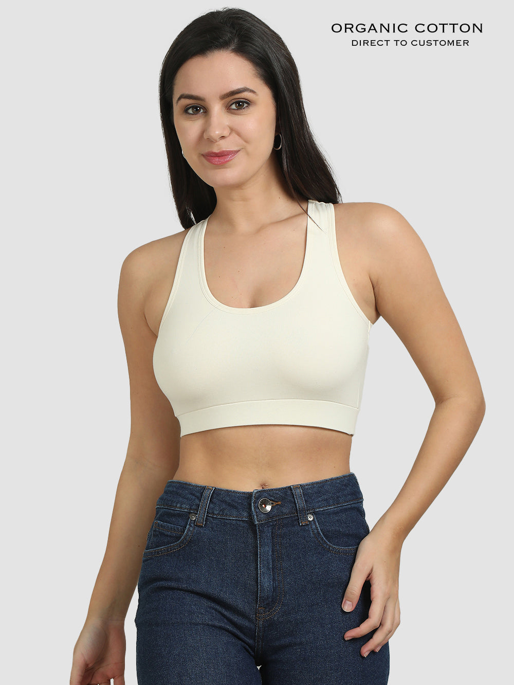 Organic Cotton Womens Co-Ord Set Sports Bra