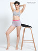 Gull Grey and Canary Green Organic Cotton Boy Shorts Outer Waistband for Women - Pack of 2