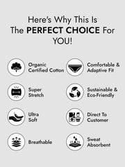 White Swan and White Swan Organic Cotton Super Stretch Brief Outer Elastic Waistband - Pack of 2