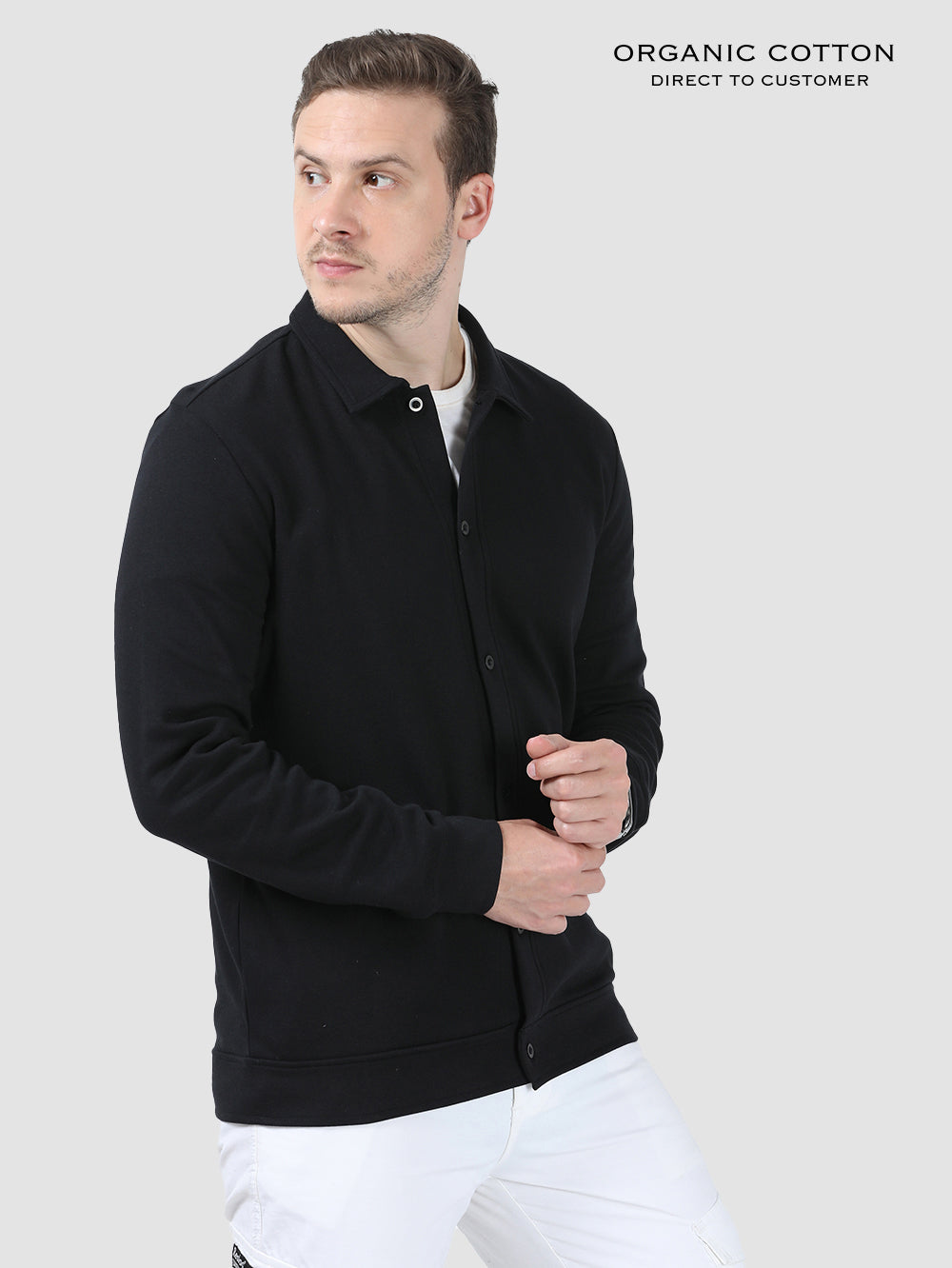 Mens Organic Cotton Overshirt