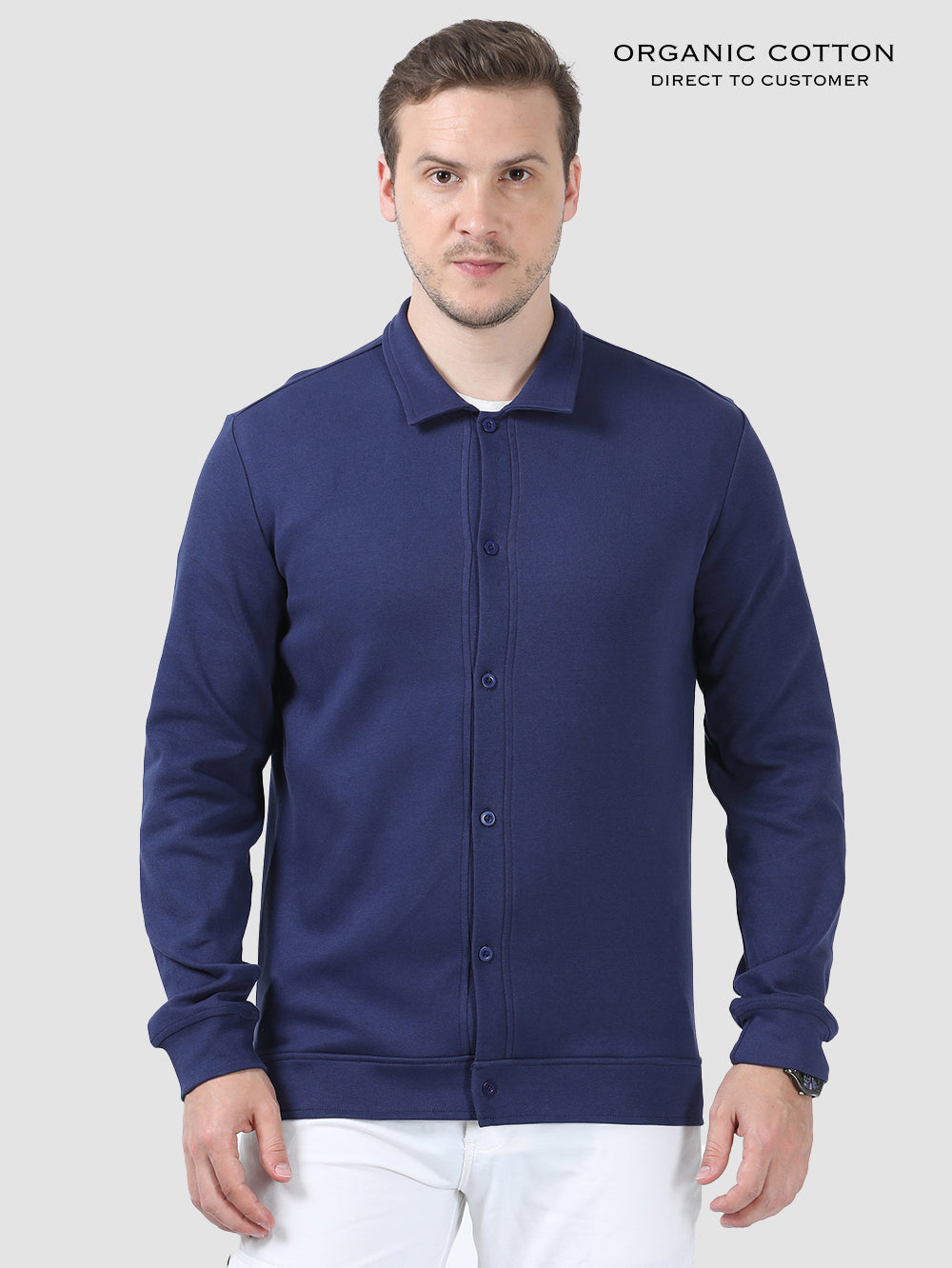 Mens Organic Cotton Overshirt