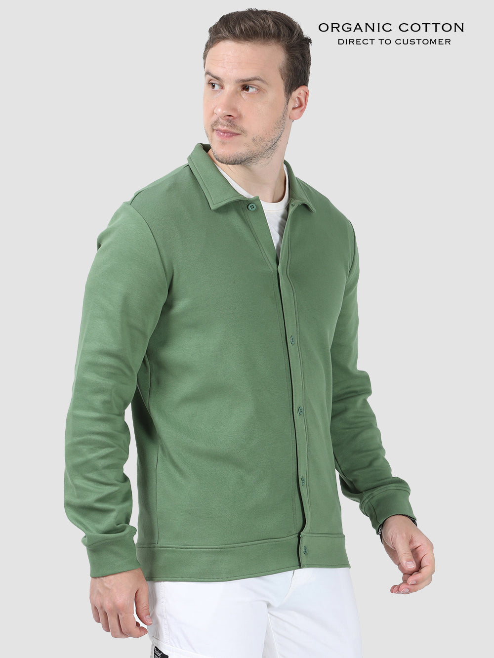 Mens Organic Cotton Overshirt