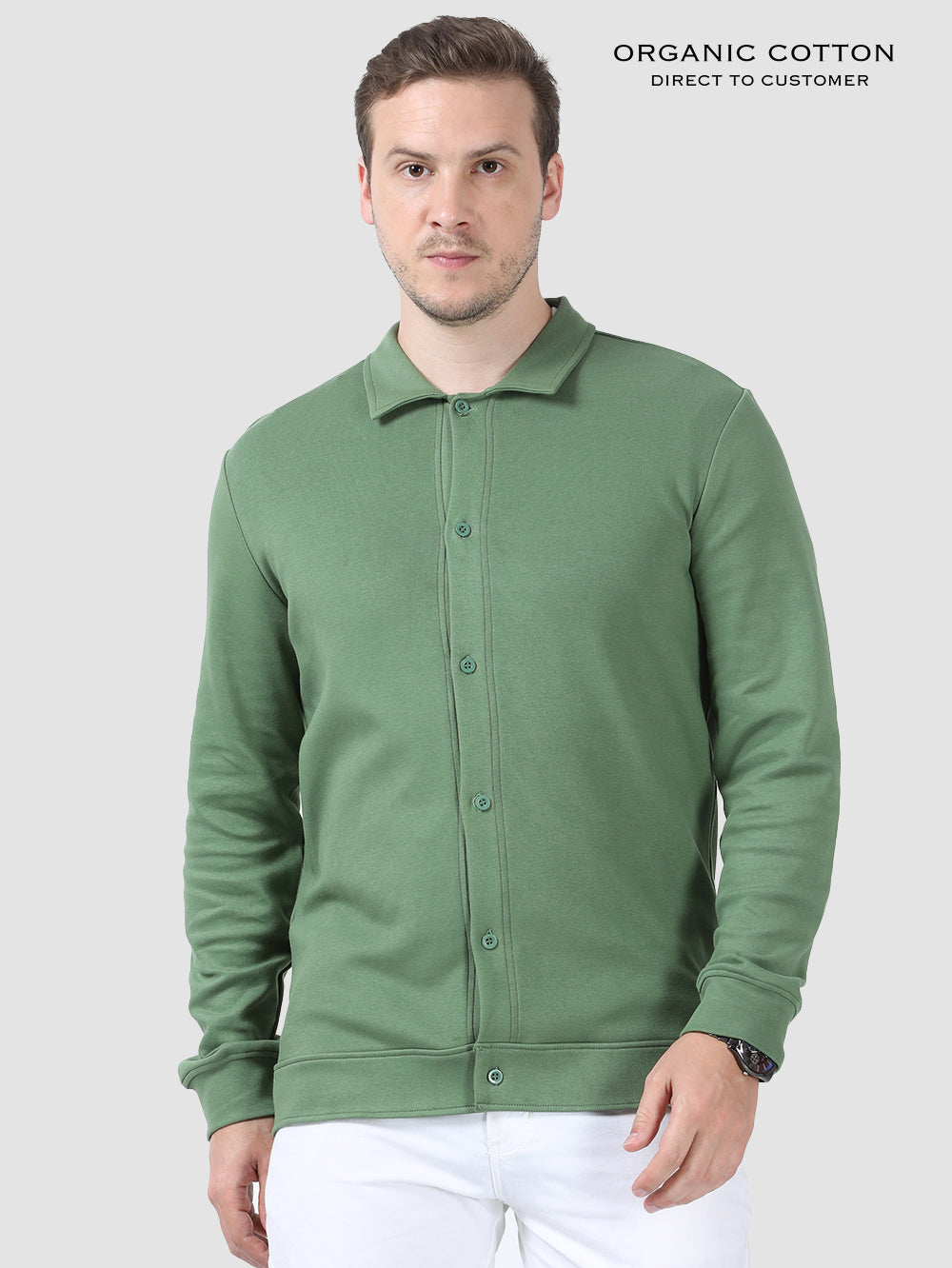 Mens Organic Cotton Overshirt