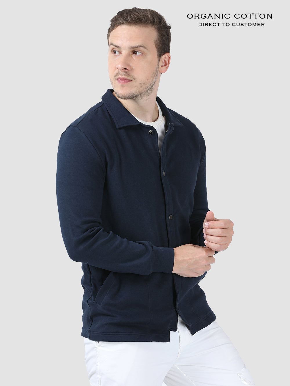 Mens Organic Cotton Overshirt