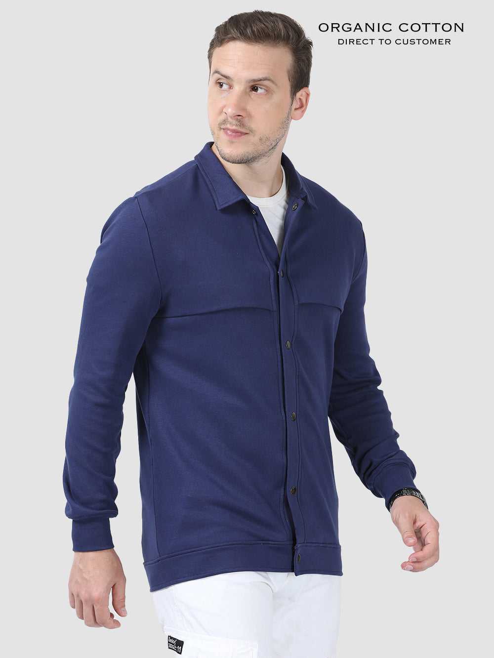 Mens Organic Cotton Overshirt