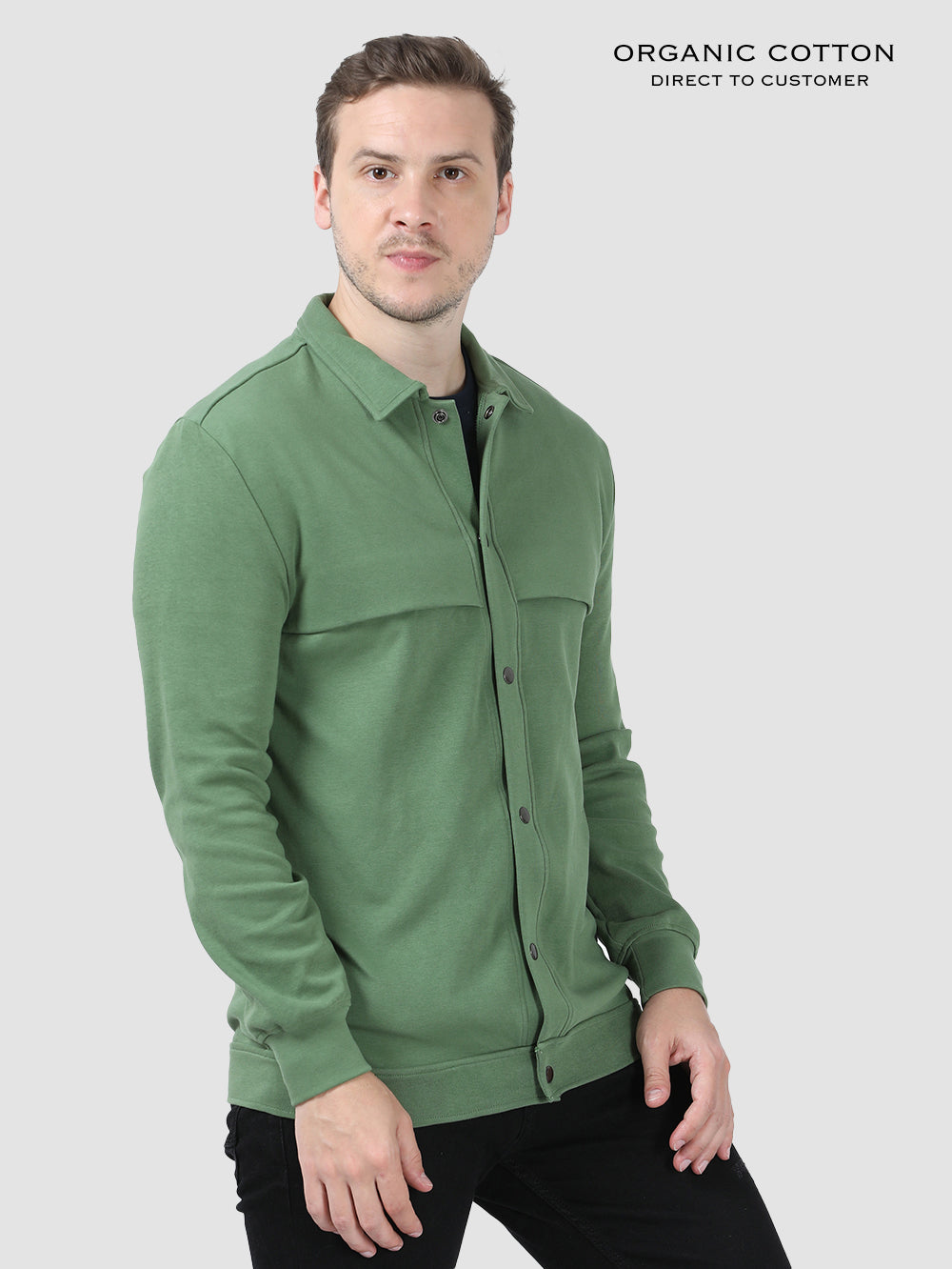 Mens Organic Cotton Overshirt