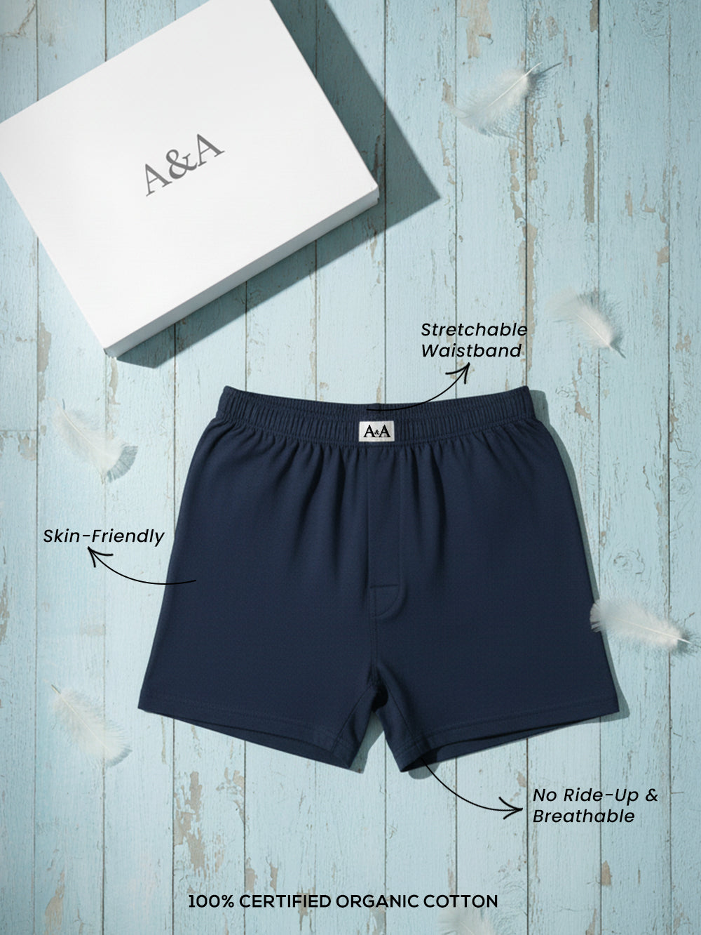 Organic Cotton Regular Boxer for Mens - Pack of 1