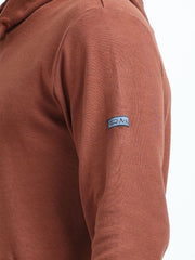 Brown Essential Comfort Organic Cotton Mens Hoodie