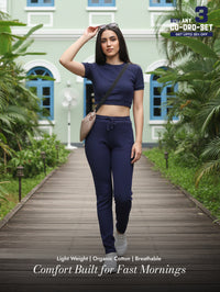 Womens Organic Cotton Co-Ord Set - 3 Pcs Pack (Buy 2 Get 1 Free)