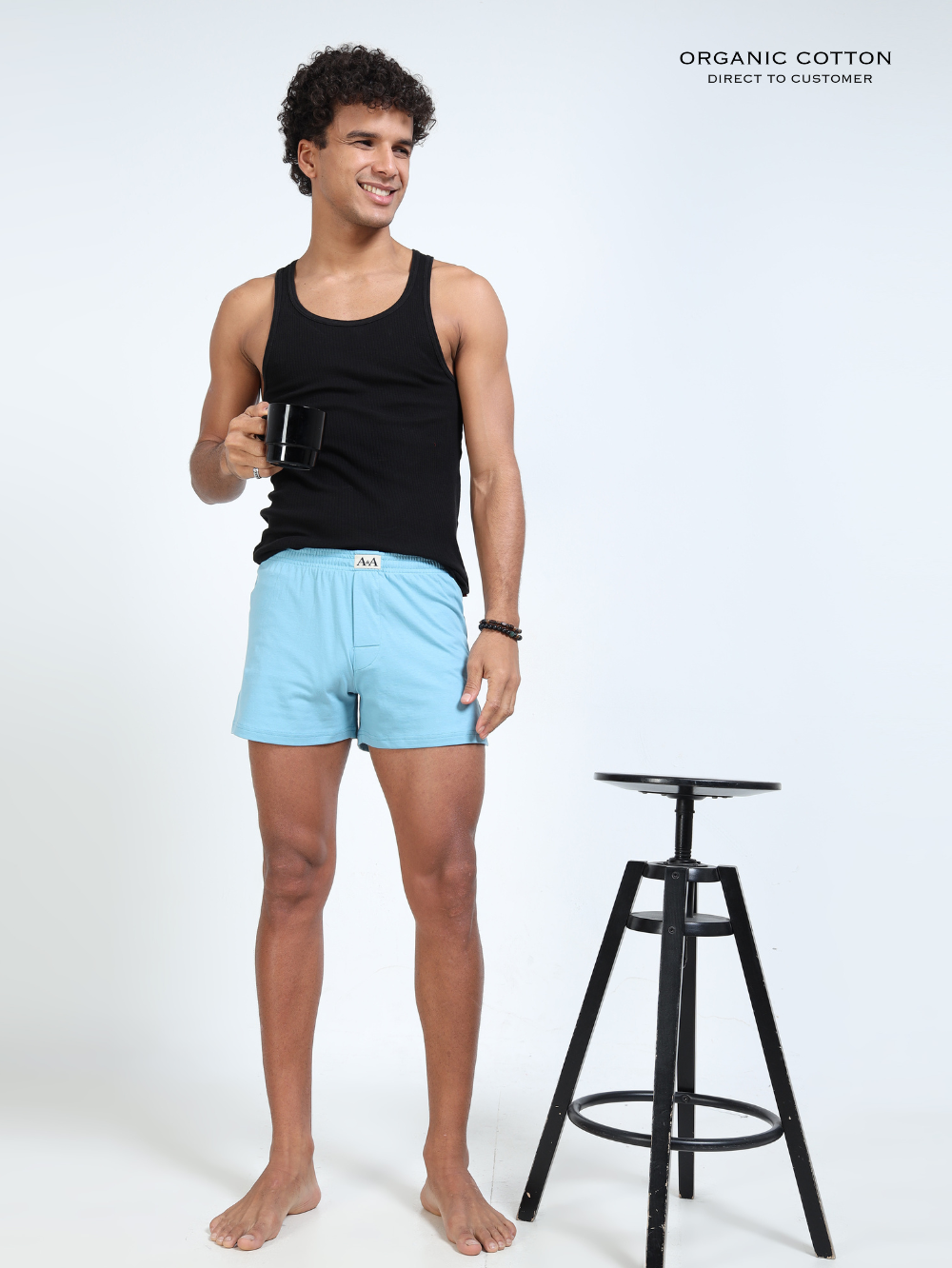 Organic Cotton Short Boxer for Mens - Pack of 2