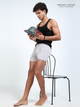 Grey Organic Cotton Short Boxer for Mens - Pack of 1