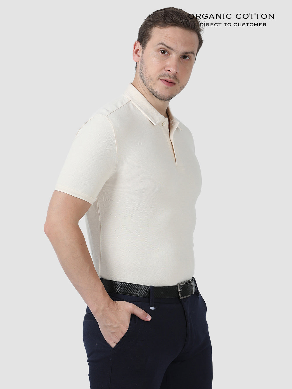 Mens Organic Cotton Polo Tee