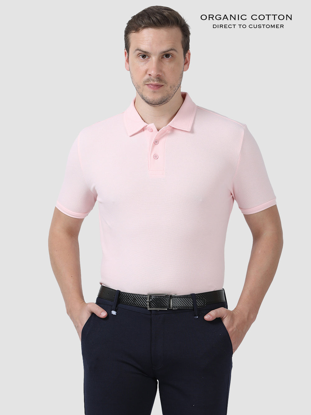 Mens Organic Cotton Polo Tee