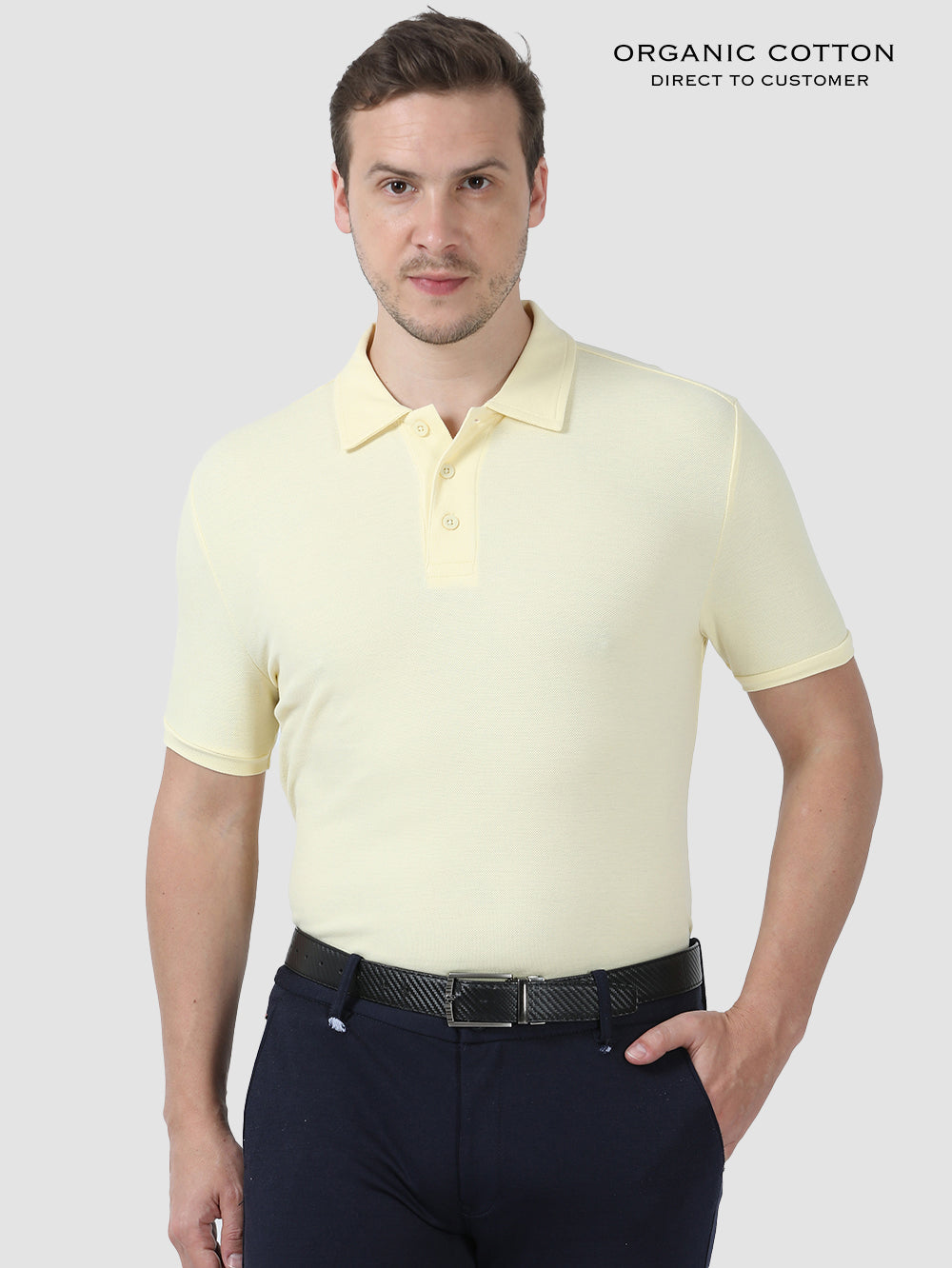 Mens Organic Cotton Polo Tee