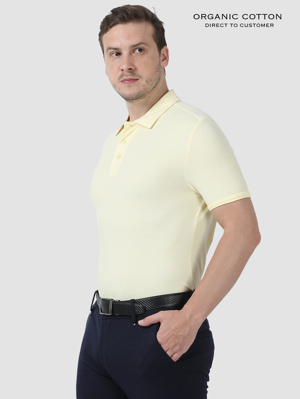 Mens Organic Cotton Polo Tee