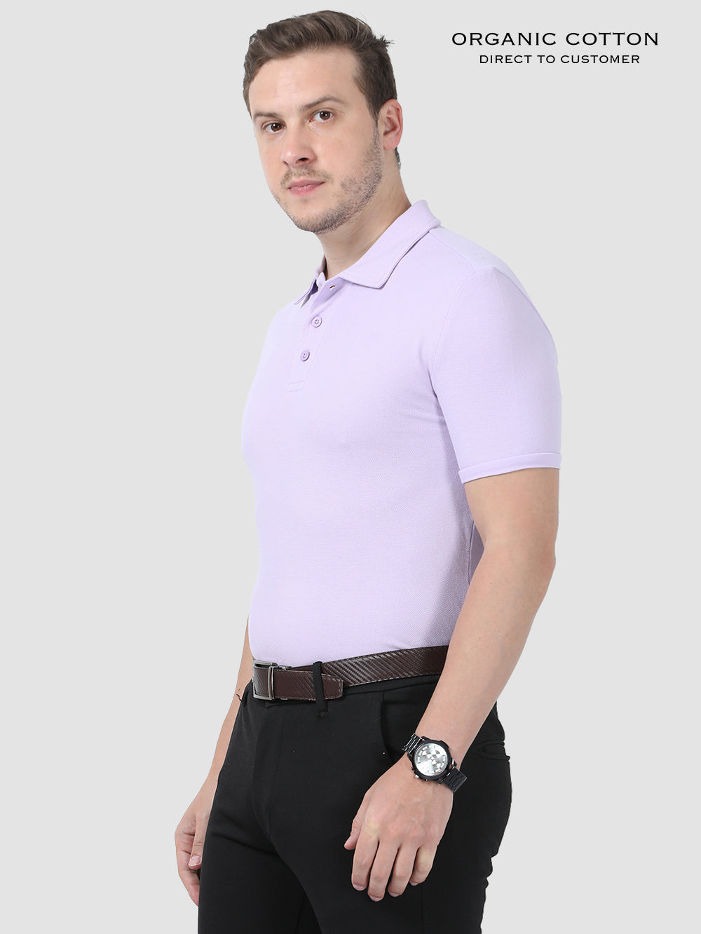 Mens Organic Cotton Polo Tee