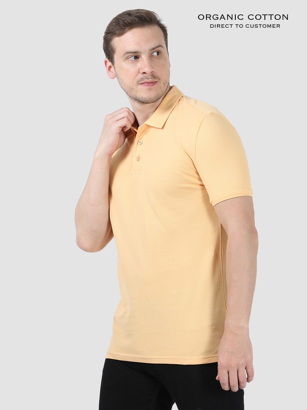 Mens Organic Cotton Polo Tee